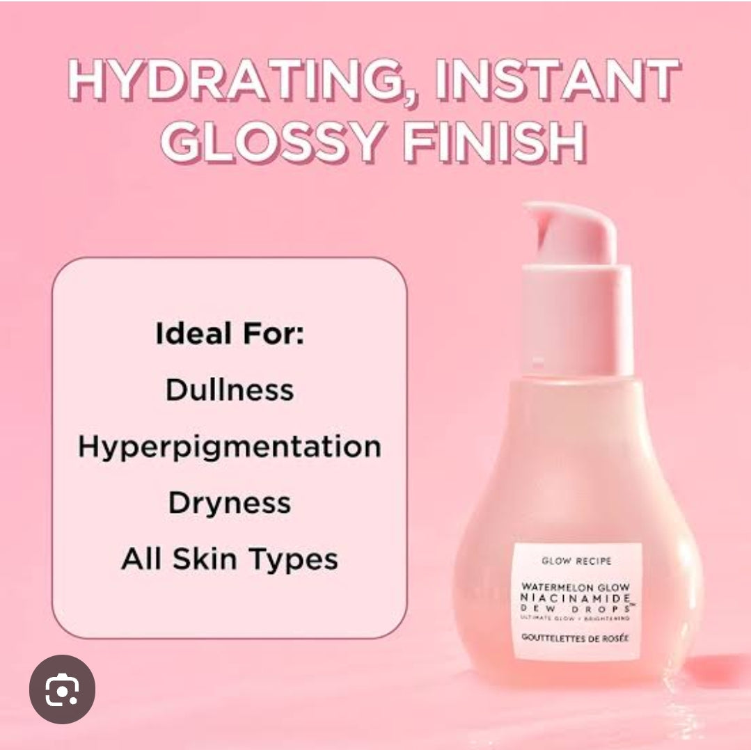 Glow recepie niacinamide glow watermelon serum dew drops 40ml with box
