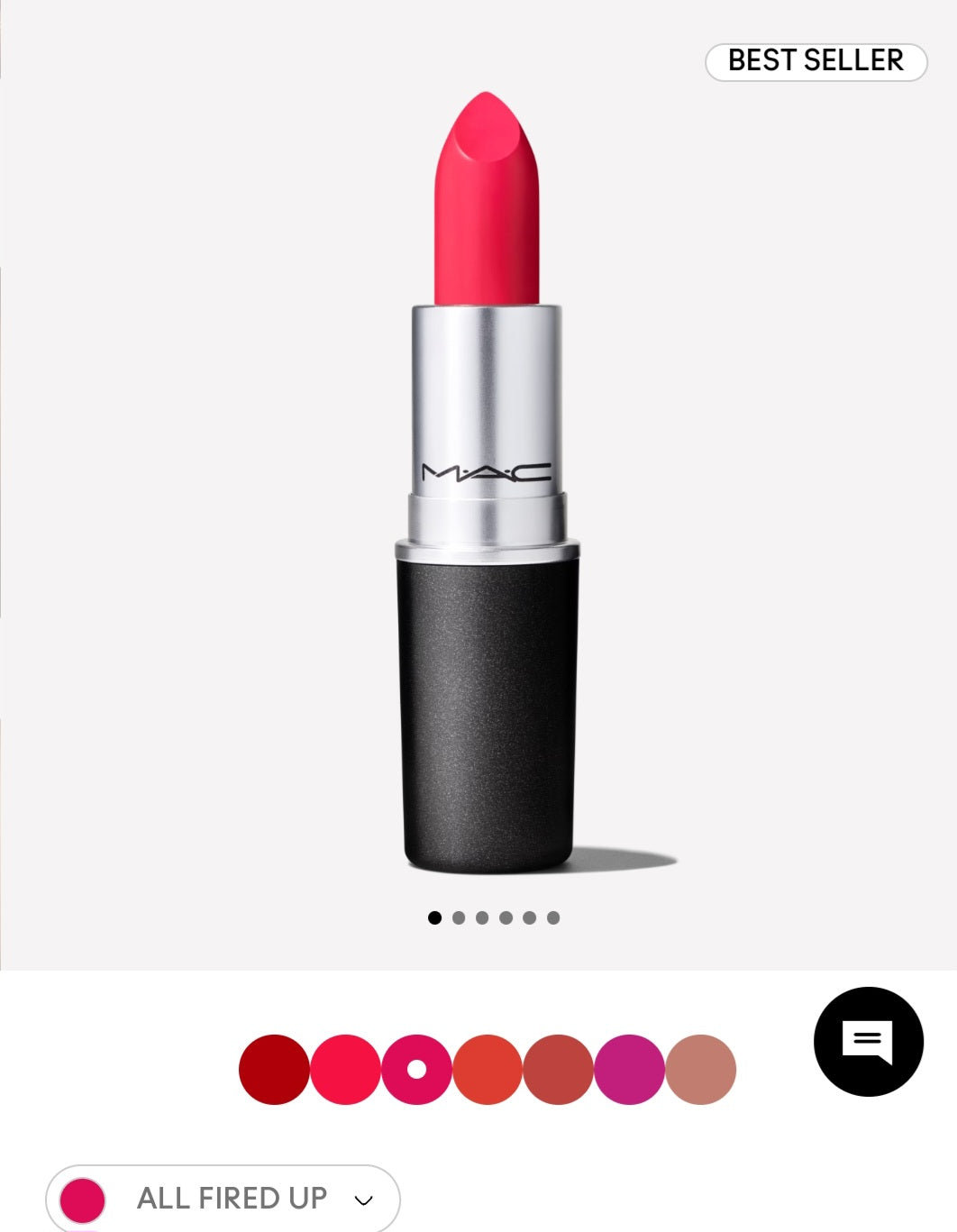 Mac lipsticks full size