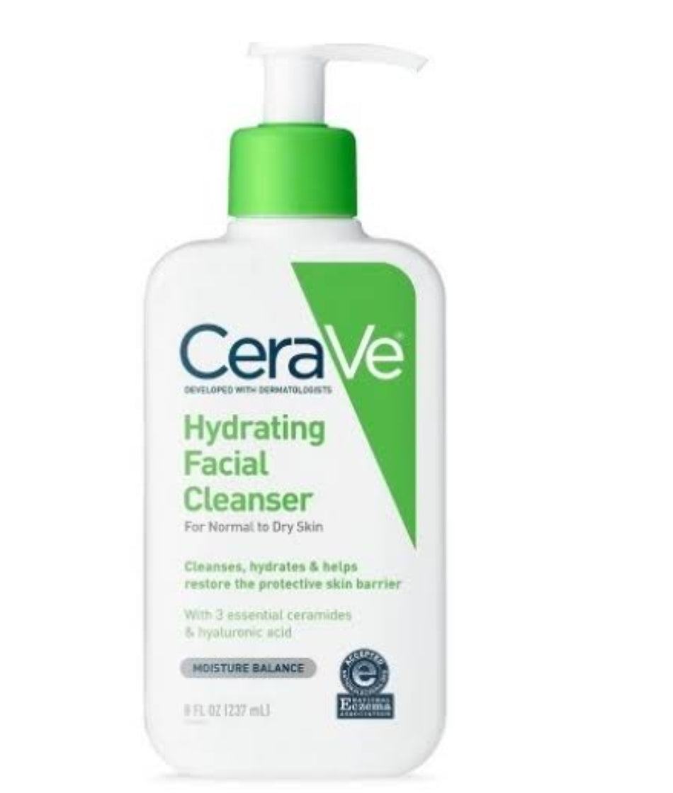 Cerave hydrating facial cleanser