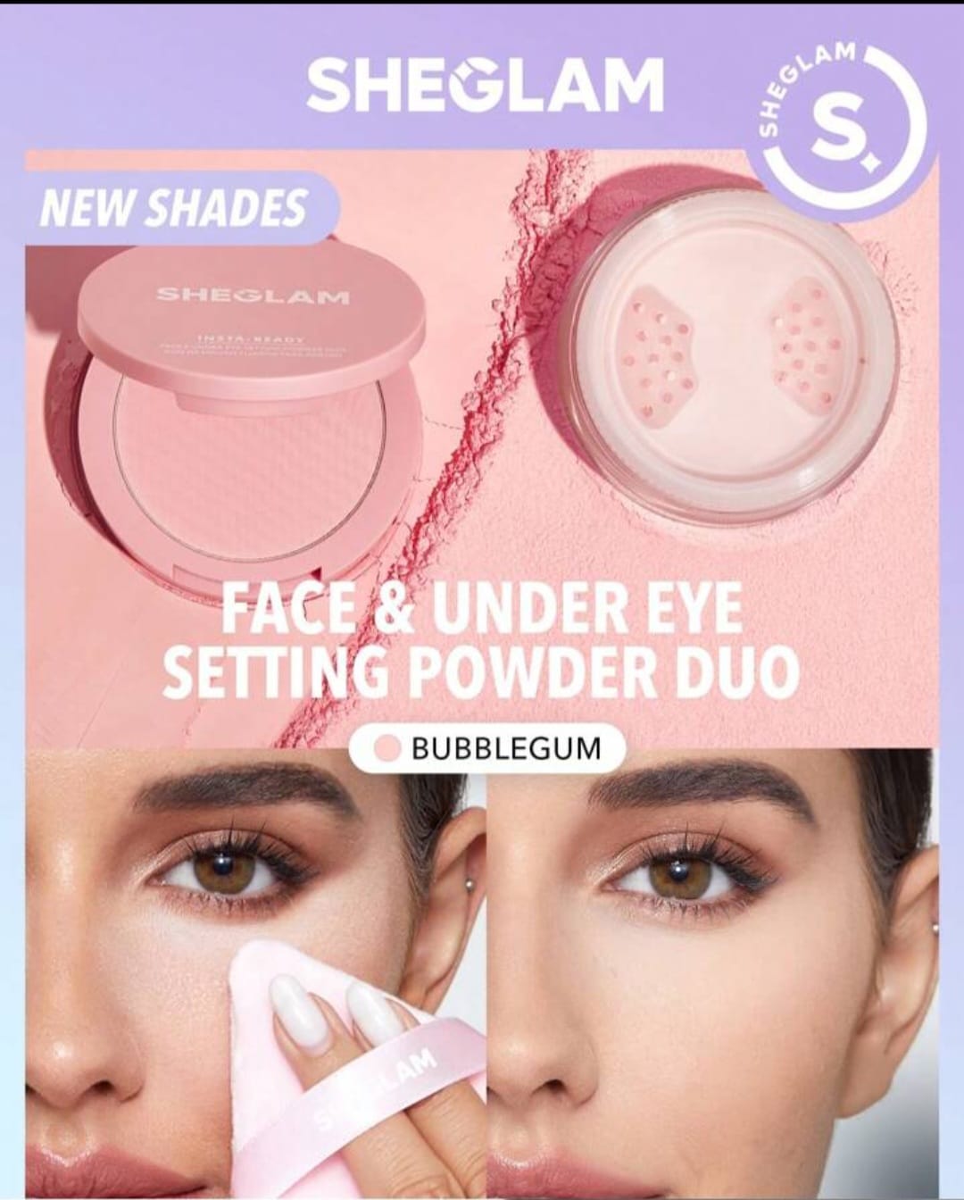 Sheglam bubble gum setting powder