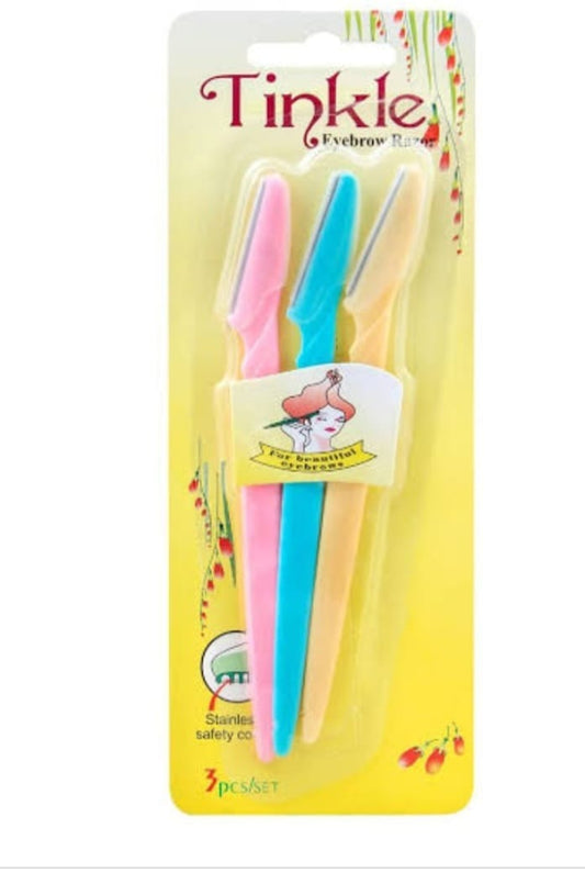 Tinkle facial razors pack of 3 razors