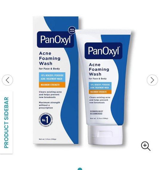 PanOxyl Acne Foaming Wash